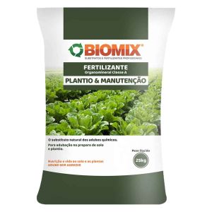 Fertilizante Organomineral Plantio 03 12 06 Biomix - 25kg