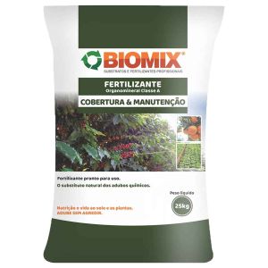 Fertilizante Organomineral Cobertura 06 06 06 Biomix - 25kg