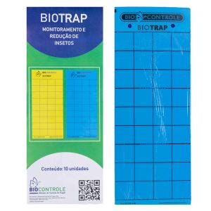 Biotrap Plaquinha Azul Bio Controle - 10 Unidades