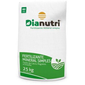 Fertilizante Natural Dianutri Calcário Diamante - 25kg