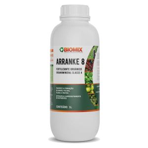 Fertilizante Orgânico Organomineral Classe A Arranke 8 Biomix - 1 Litro