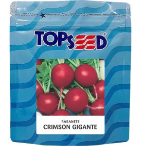 Sementes De Rabanete Crimson Gigante Topseed - 100g