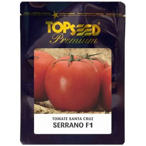 Sementes De Tomate Santa Cruz Ind. Híbrido Serrano F1 Topseed Premium - 1mx